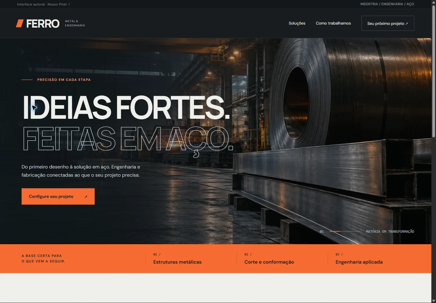 Interface FERRO, Indústria
