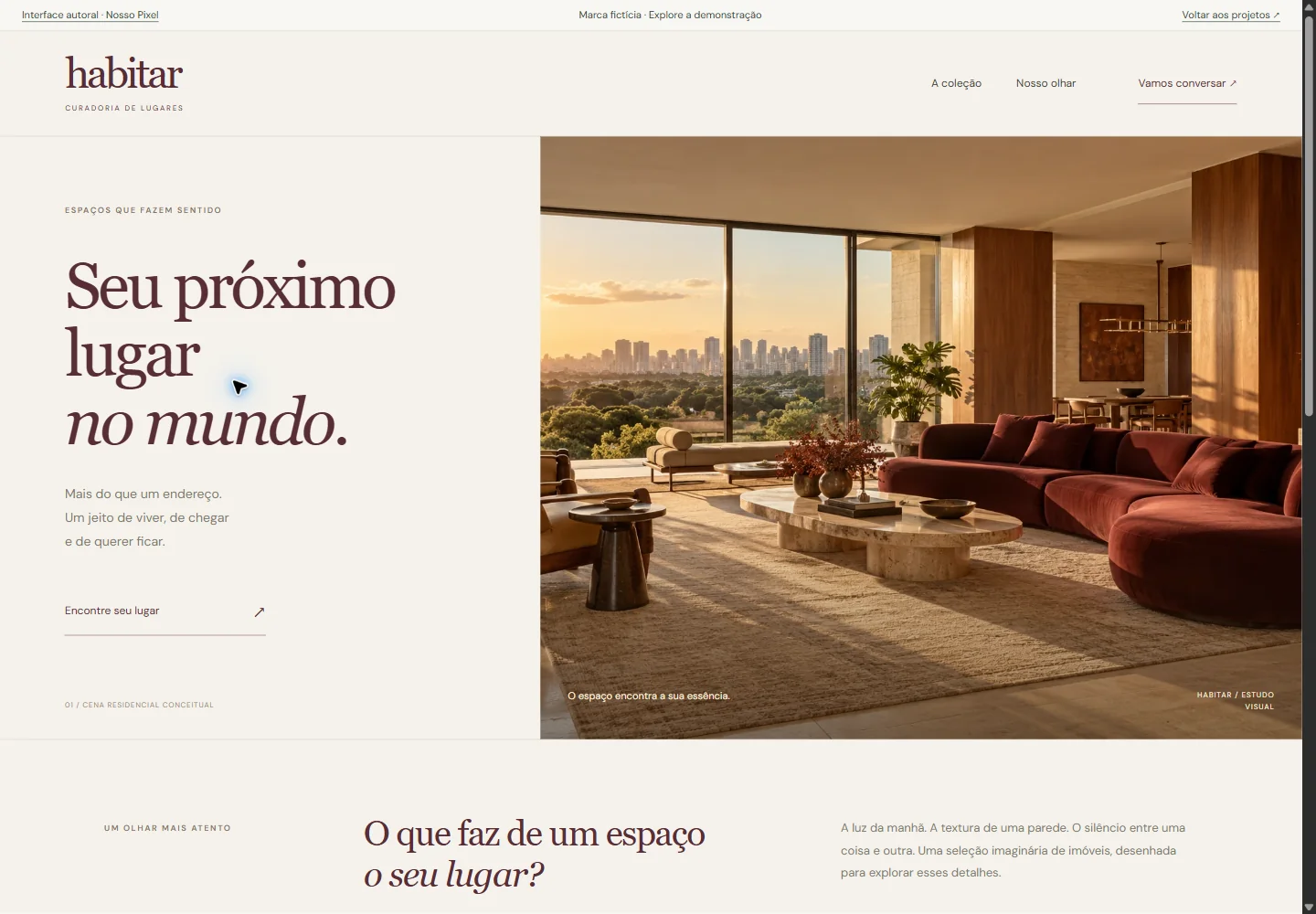 Layout navegável HABITAR, Mercado imobiliário